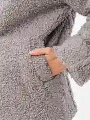 Молочный пальто женское, шуба Тедди