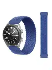 Синий плетеный нейлоновый ремешок / монобраслет для Xiaomi Amazfit Bip / Huawei / Samsung 20 мм