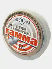 Пули для пневматики Kvintor Квинтор Гамма №3  4,5 мм 0,8 г. 125 шт. Коническая голова