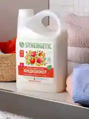 Кондиционер для белья SYNERGETIC "Цветущий апельсин и роза", гипоаллергенный, 3,75л