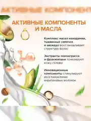 Шампунь для окрашенных волос SYNERGETIC Максимальное питание и восст. бессульфат., 250мл