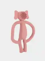 Розовый силиконовый грызунок-игрушка КАРТОФАН, прорезыватель детский для зубов, сертифицирован ЕAС