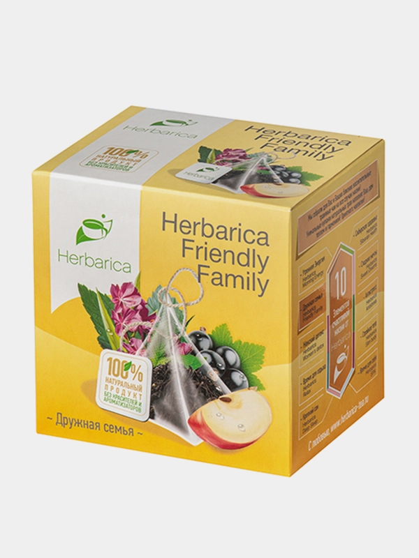 Чай  травяной Herbarica "Friendly Family", 20 пирамидок, 40 г
