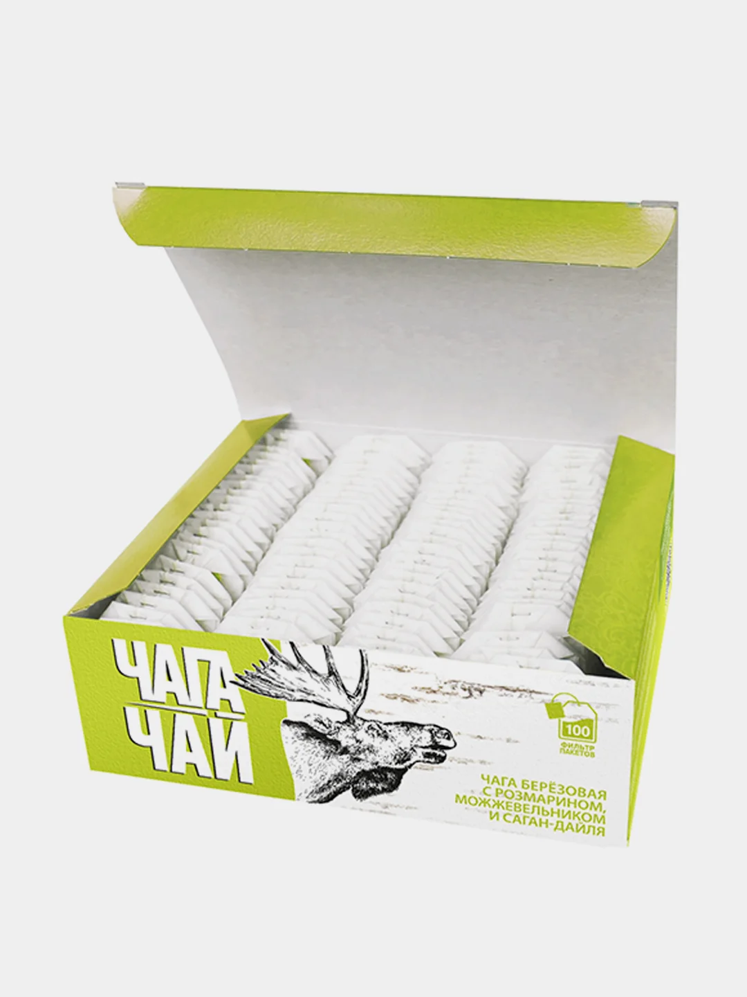 Чага-чай "Дальний поход", 100 фильтр пакетов, 150 г