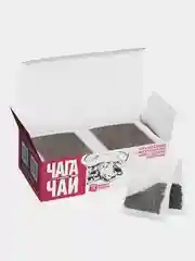 Чага березовая Чага-чай Мощь земли с натуральными какао-бобами, корица, 20 пакетиков