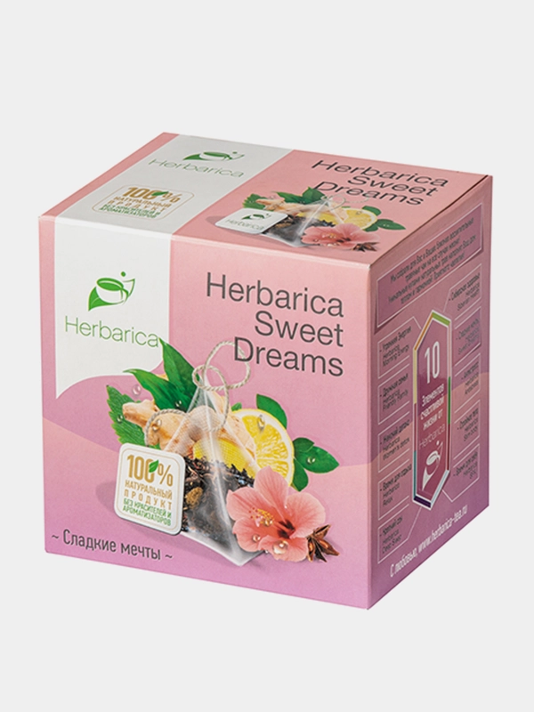 Чай  травяной Herbarica "Sweet Dreams", 20 пирамидок по 40 г