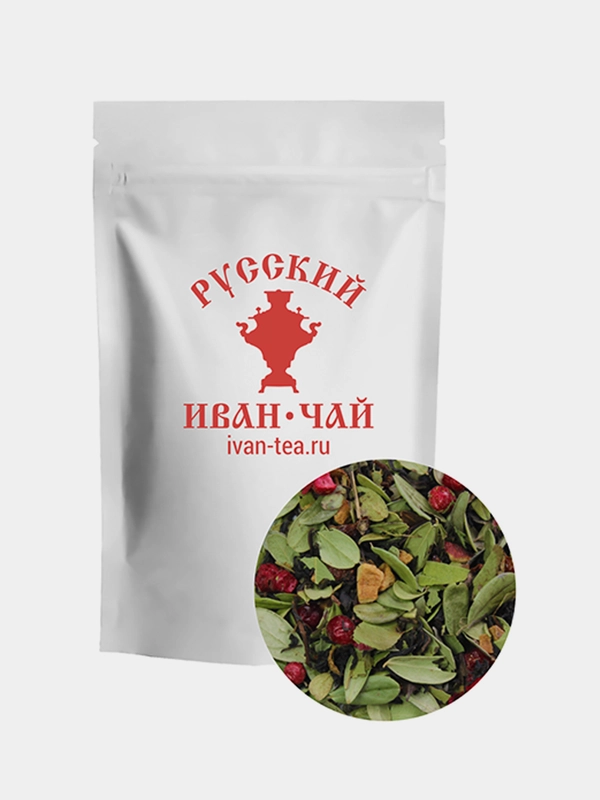 Иван-чай Русский Иван-чай, с брусникой, стевией и яблоком, 75 г