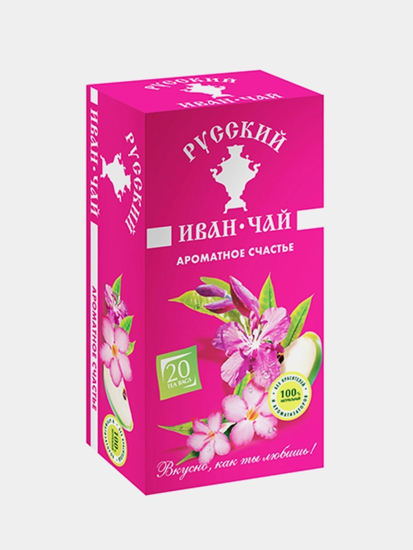 Иван чай Русский Иван-чай "Ароматное счастье", 20 фильтр пакетов, 30 г