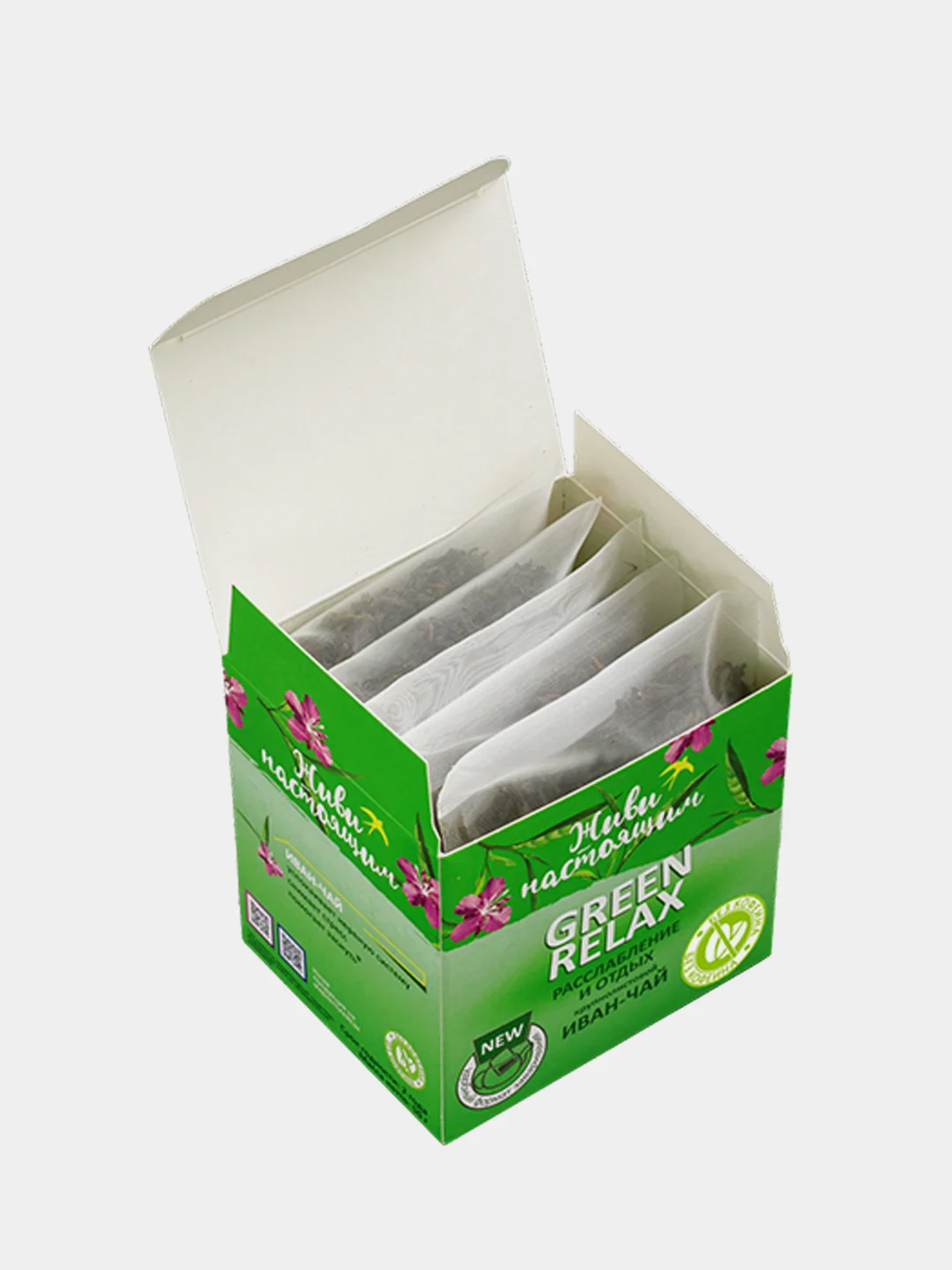 Иван чай, Живи настоящим "GREEN RELAX, Расслабление и отдых",  50 г