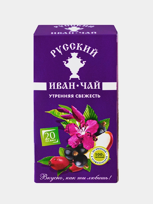 Иван чай Русский Иван-чай "Утренняя свежесть", 20 фильтр пакетов, 30 г