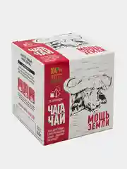 Чага березовая Чага-Чай "Мощь земли", с какао-бобами, корицей, 20 пирамидок, 40 г