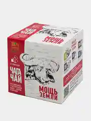 Чага березовая Чага-Чай "Мощь земли", с какао-бобами, корицей, 20 пирамидок, 40 г