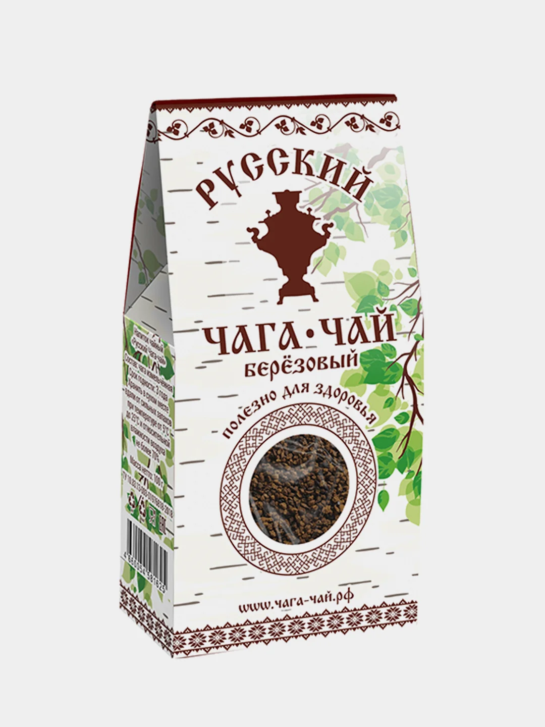 Чага березовая Чага чай Русский Иван-чай, 100 г
