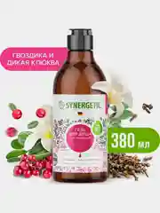 Гель для душа SYNERGETIC Гвоздика и дикая клюква натуральный, 380мл
