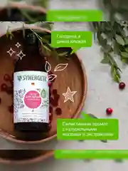 Гель для душа SYNERGETIC Гвоздика и дикая клюква натуральный, 380мл