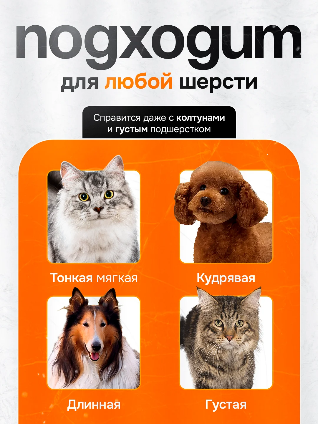 Машинка для стрижки собак, кошек, животных / Беспроводная, бесшумная, профессиональная