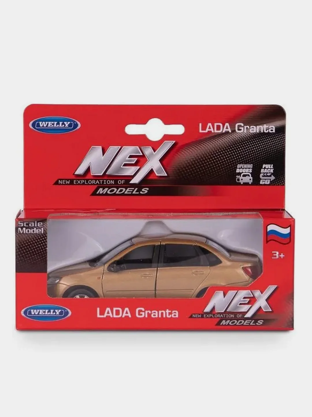 Машинка WELLY LADA Granta, пружинный механизм