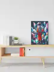Картина по номерам на холсте с подрамником "Мечты о космосе", 40*50