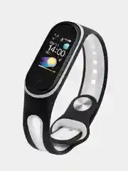 Темно-синий силиконовый ремешок спортивный для Xiaomi Mi Band 3 / 4 / 5/ 6