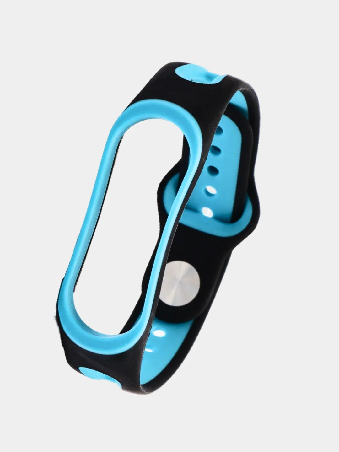 Розовый силиконовый ремешок спортивный для Xiaomi Mi Band 3 / 4 / 5/ 6
