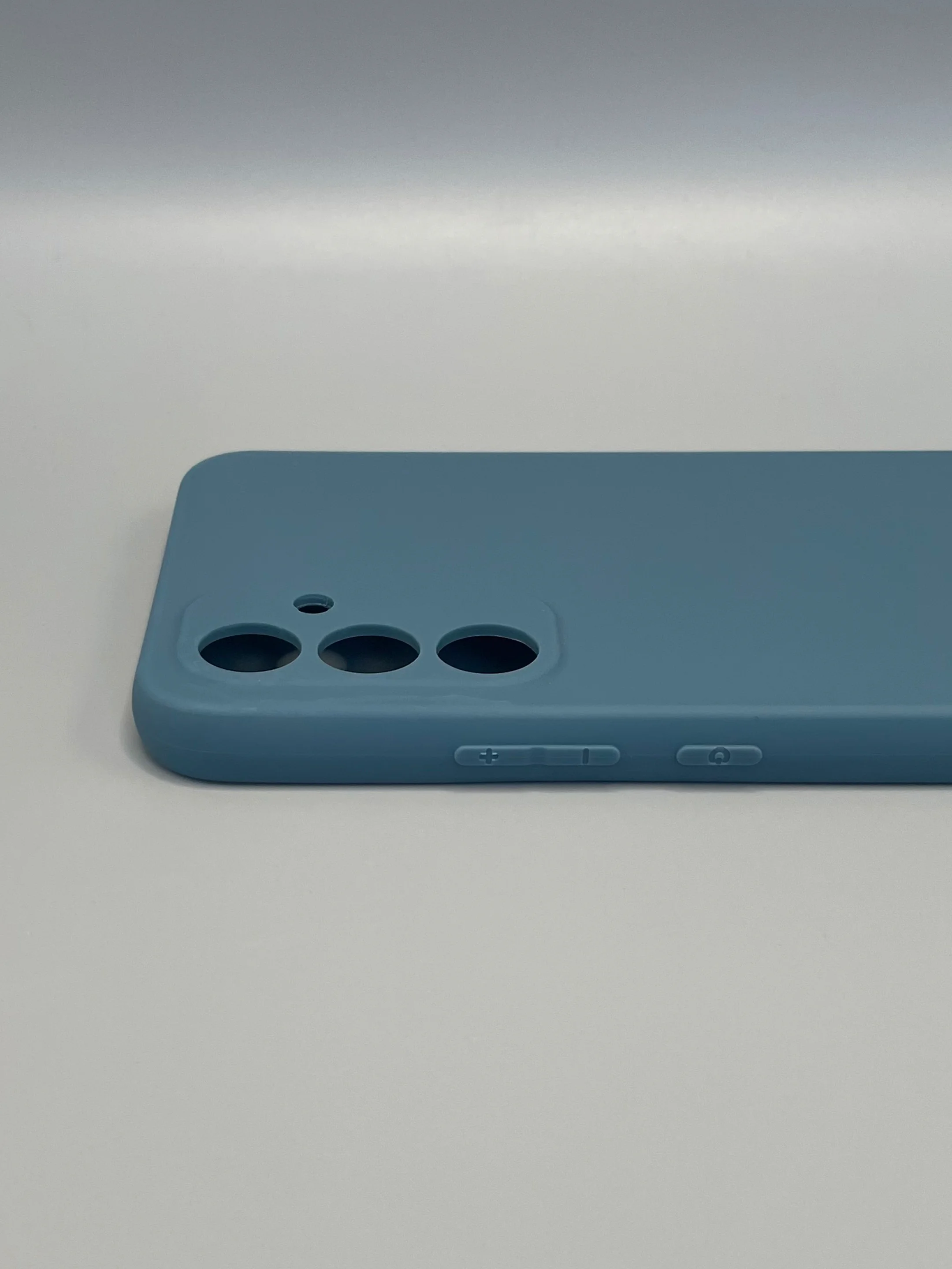 Синий меланж чехол для Samsung Galaxy A54 / самсунг А54, цветная накладка