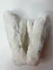 Белый варежки лапки детские меховые, зимние, для 7-11 лет, котик