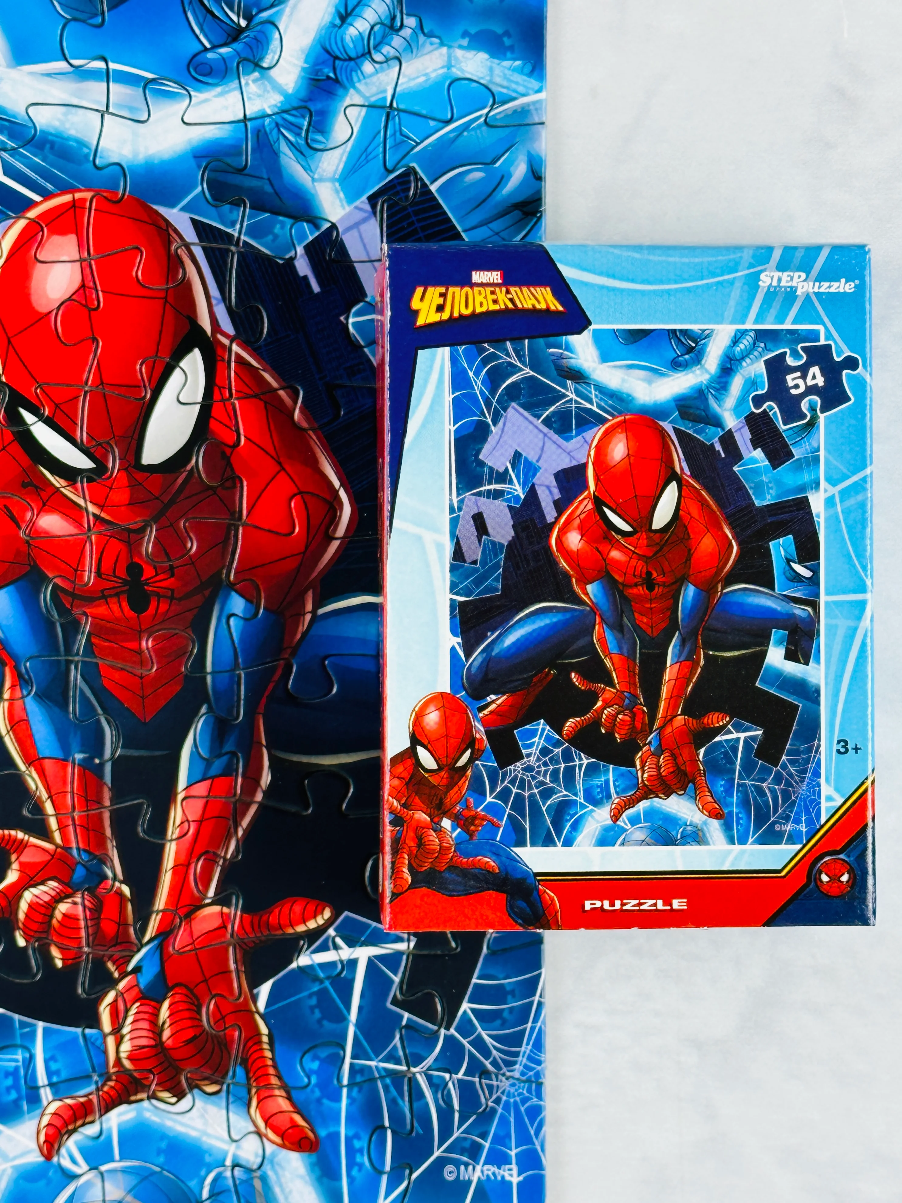 Мозаика пазл головоломка мстители мини 54 элемента марвел marvel тор халк железный человек