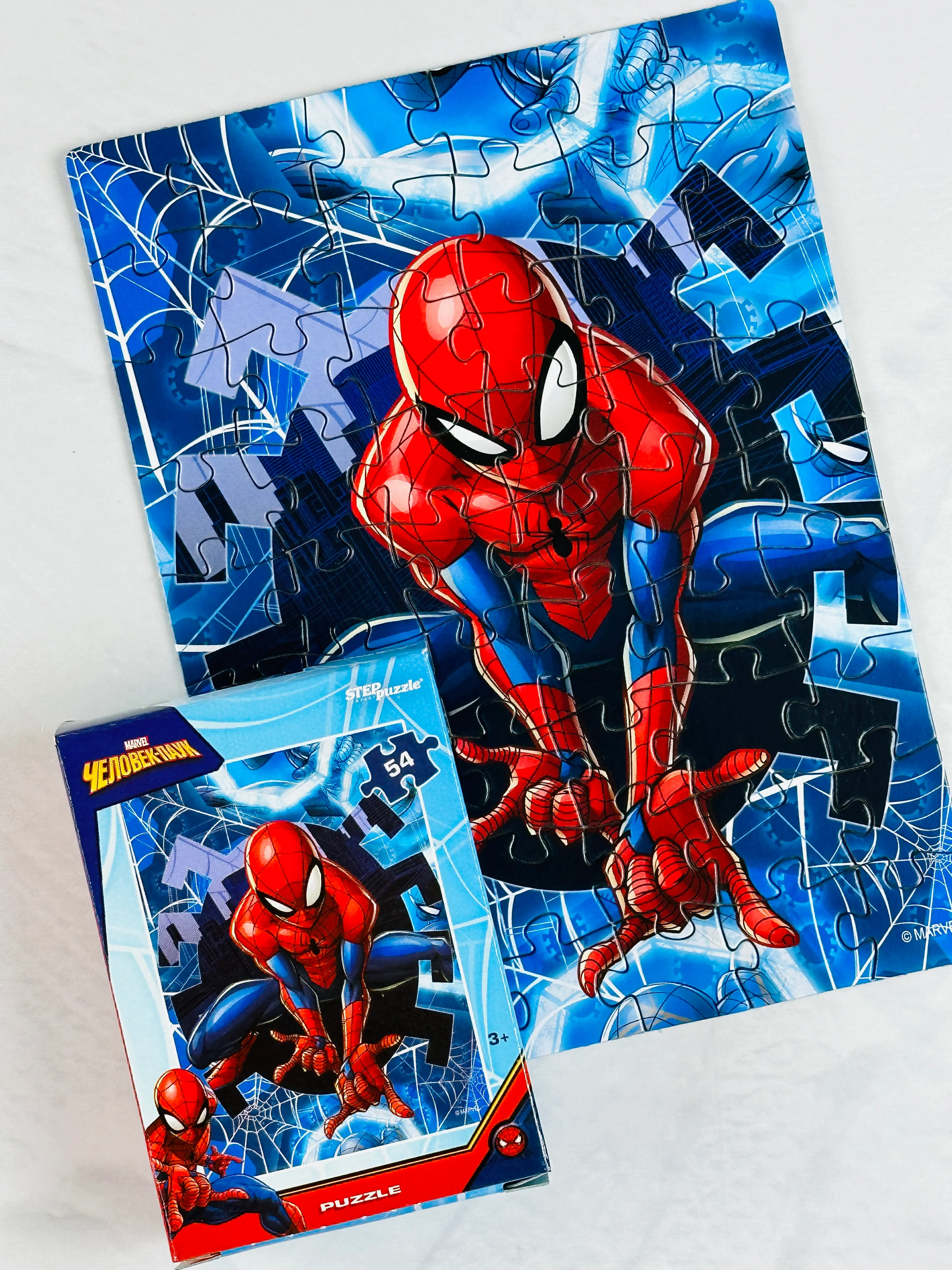 Мозаика пазл головоломка мстители мини 54 элемента марвел marvel тор халк железный человек