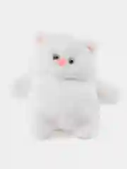 Белый мягкая игрушка Кот, плюшевый Котик