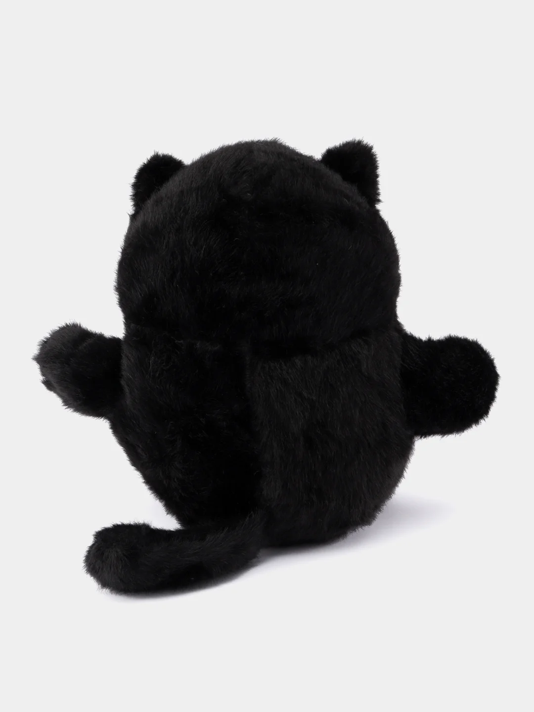Черный мягкая игрушка Кот, плюшевый Котик