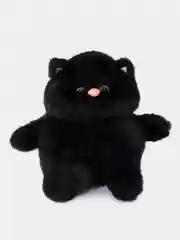 Черный мягкая игрушка Кот, плюшевый Котик