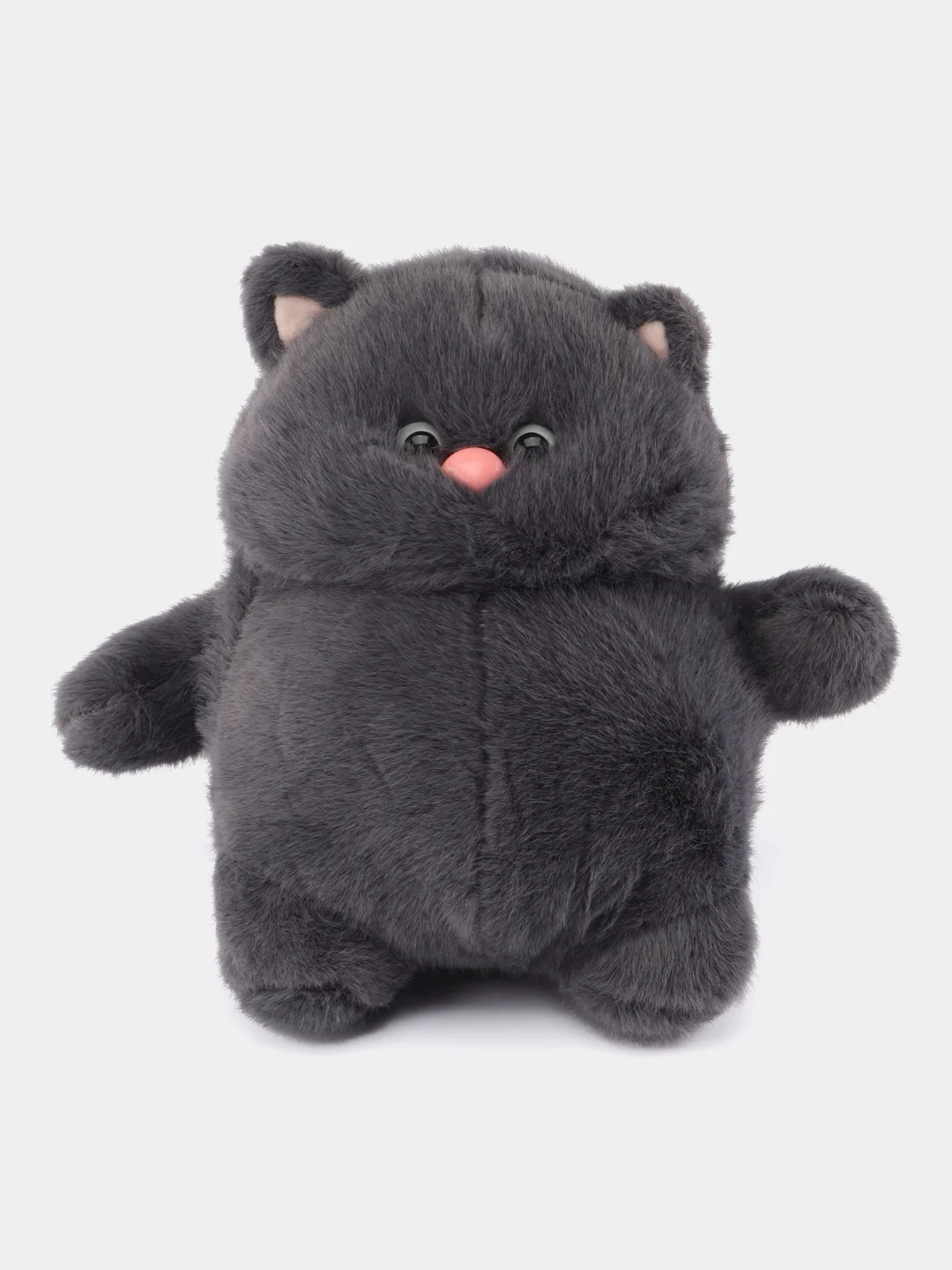 Серый мягкая игрушка Кот, плюшевый Котик
