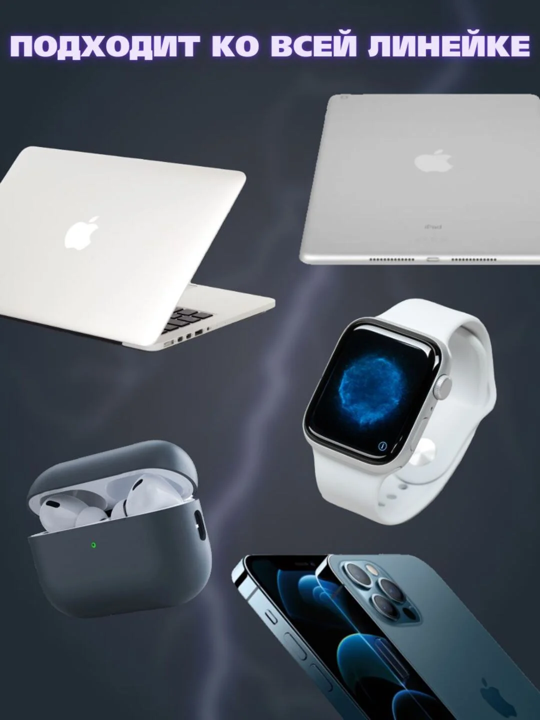 Комплект быстрой зарядки для iPhone блок+провод Lightning - Type-C