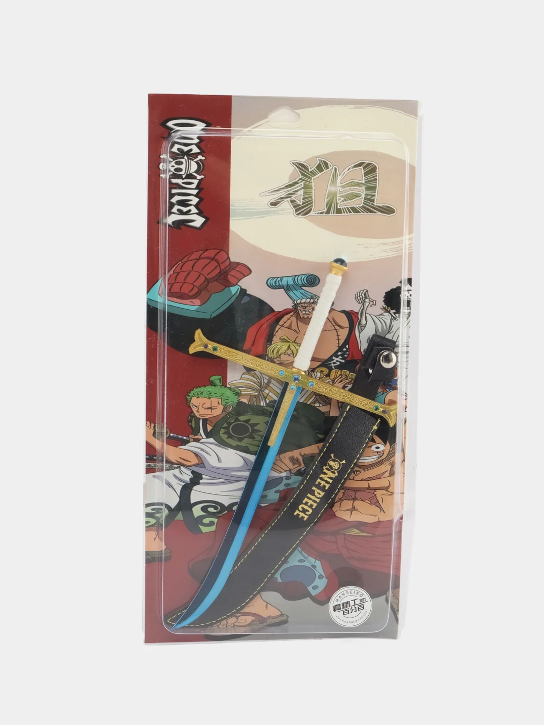 Лазурный японский меч Кокуто Ёра из аниме One Piece, ван пис, Михоук, металл