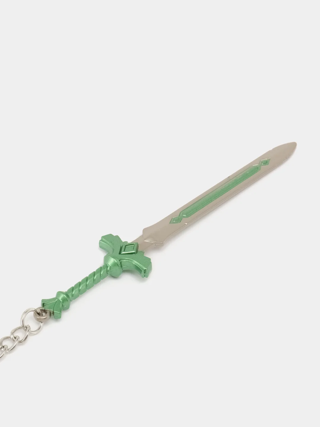 Бирюзовый меч с ножнами Зельда, игрушка-брелок "Master Sword" "Меч Линка" "Меч Богини" Соул Солид