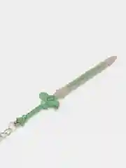 Бирюзовый меч с ножнами Зельда, игрушка-брелок "Master Sword" "Меч Линка" "Меч Богини" Соул Солид