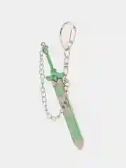 Бирюзовый меч с ножнами Зельда, игрушка-брелок "Master Sword" "Меч Линка" "Меч Богини" Соул Солид
