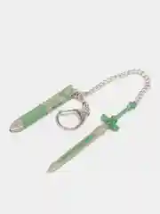 Бирюзовый меч с ножнами Зельда, игрушка-брелок "Master Sword" "Меч Линка" "Меч Богини" Соул Солид