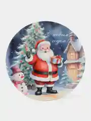 Синий магнит новогодний символ 2025
