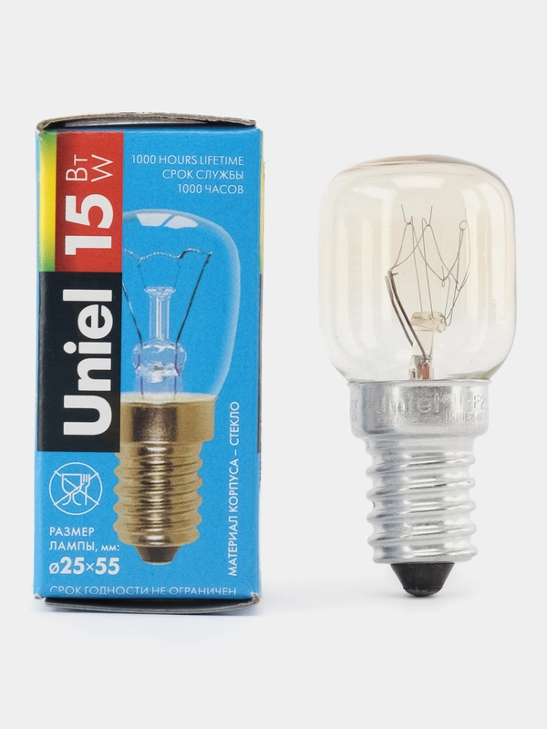 Лампа для холодильника, швейной машины E14 7W / 15W прозрачная IL-F25-CL-15/E14 лампочка