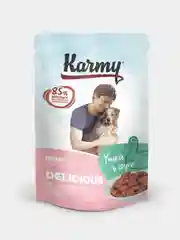 Влажный корм KARMY Delicious Утка в соусе для мелк. пород приверед. старше 1 г.Паучи 12 шт