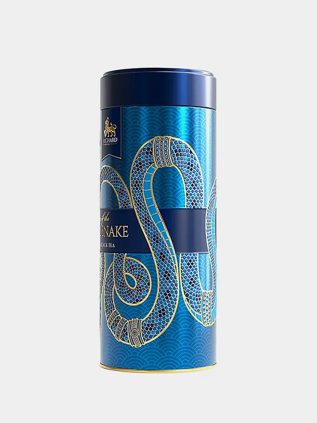 Чай черный листовой Richard "Year of the Royal Snake", голубой , змея ,в подар /упак. 90г