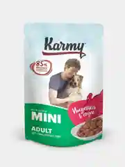 Влажный корм KARMY Mini Adult Индейка в соусе для собак мелк. пород старше 1 г.Паучи 12 шт