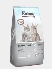 Сухой корм KARMY Kitten Maine Coon Индейка 10 кг для берем-ых и кормящих кошек и котят
