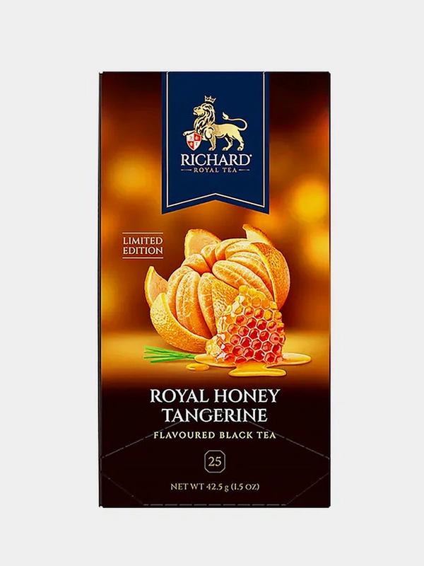 Чай черный Richard "Royal Honey Tangerine", 42,5 г, 25 пакетиков