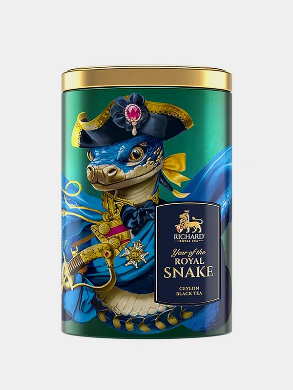 Чай черный листовой Richard "SYMBOL OF THE YEAR.  змея-адмирал", 80 г