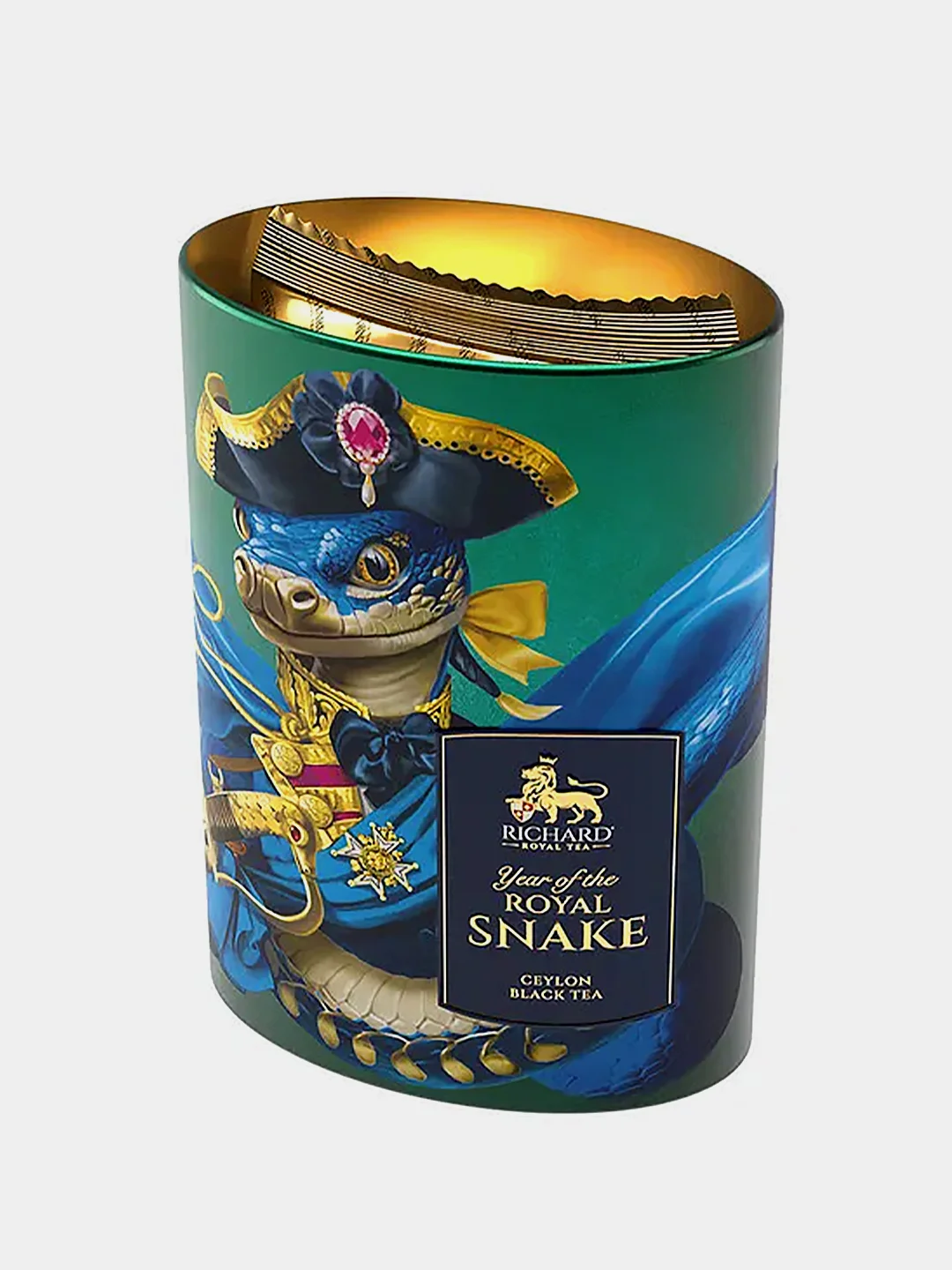 Чай черный листовой Richard "SYMBOL OF THE YEAR.  змея-адмирал", 80 г