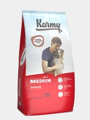 Сухой корм KARMY Medium Junior Телятина 14 кг. для щенков средних пород