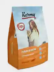 Сухой корм KARMY Hair & Skin Лосось 0,4кг., поддерживающий здоровье кожи и шерсти