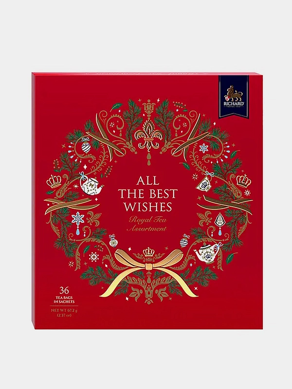 Чай RICHARD "All the best wishes", ассорти, 36 пакетиков